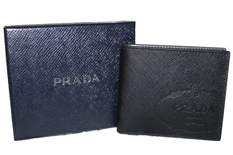 prada wallet leather|authentic prada wallet sale.